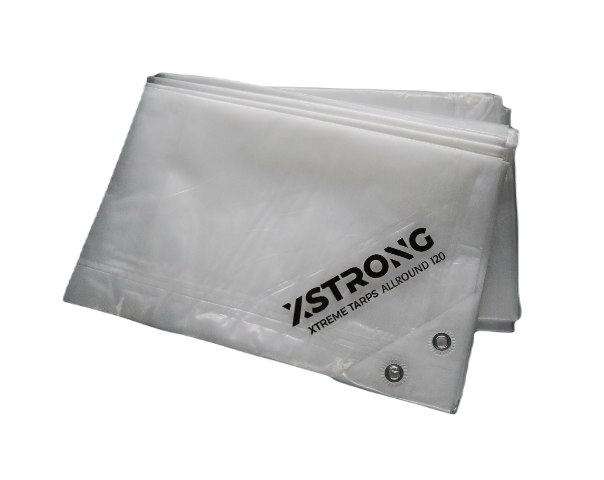 Xstrong afdekzeil pro 120 in transparante kleur