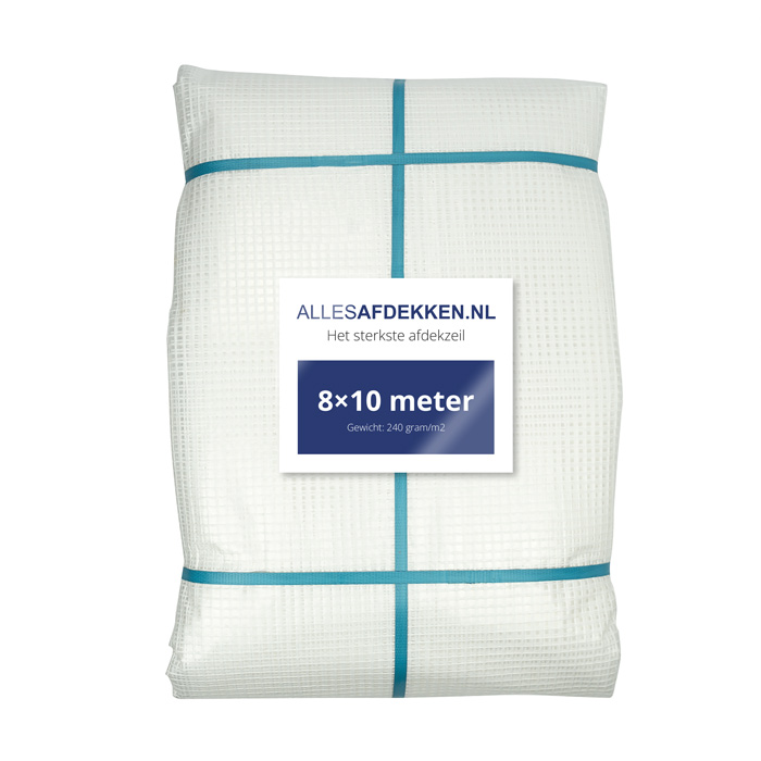 transparant afdekzeil 8x10 240gram