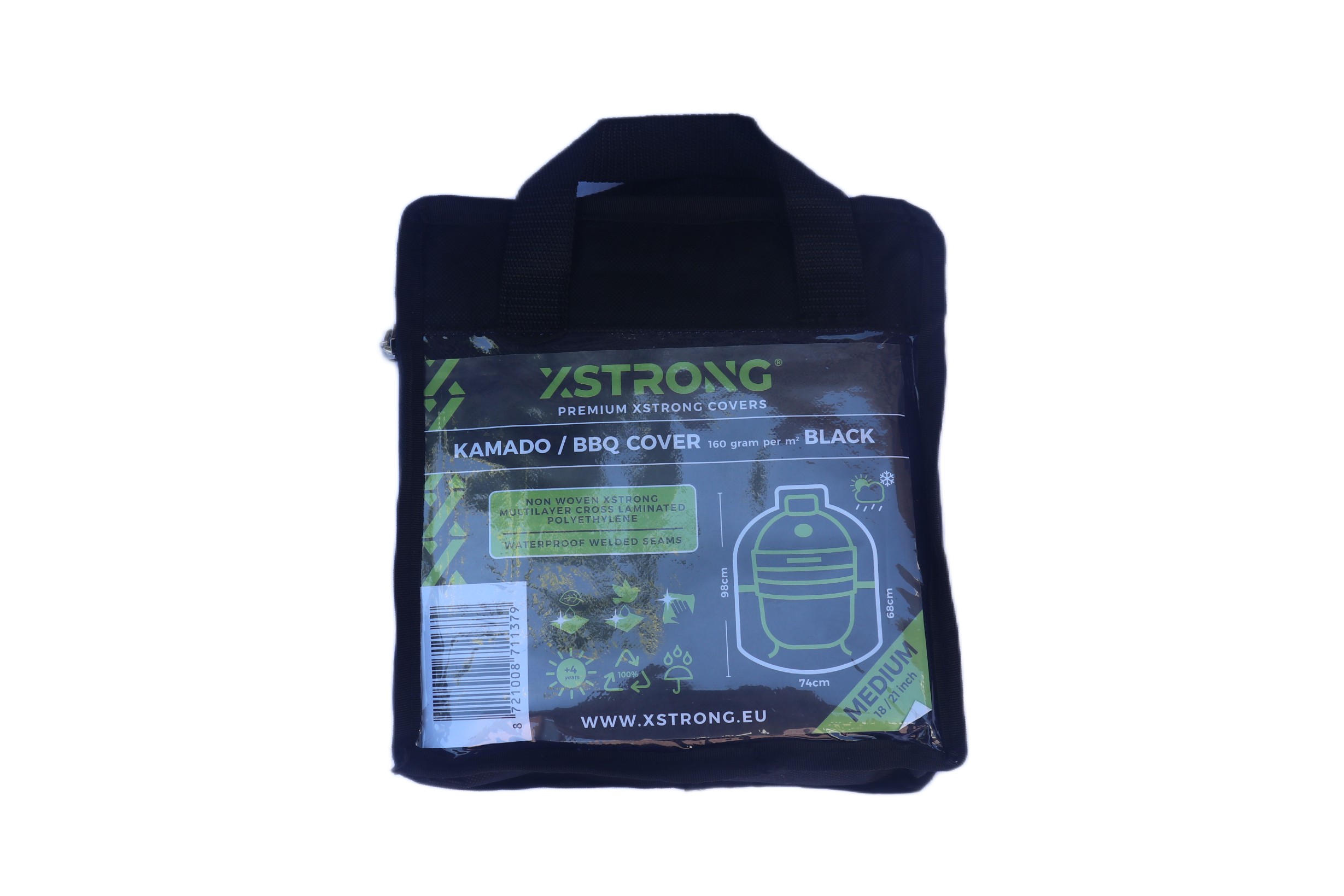Xstrong Premium Beschermhoes Kamado BBQ Diameter 74 cm Zwart