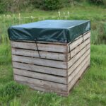 Afdekhoes voor aardappelkist 120x160 cm – Xstrong Pro 200 met elastische bevestiging en perfecte pasvorm voor buitenopslag
