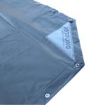 Xstrong Pro 300 Aanhanger afdekzeil detail hoek zwart