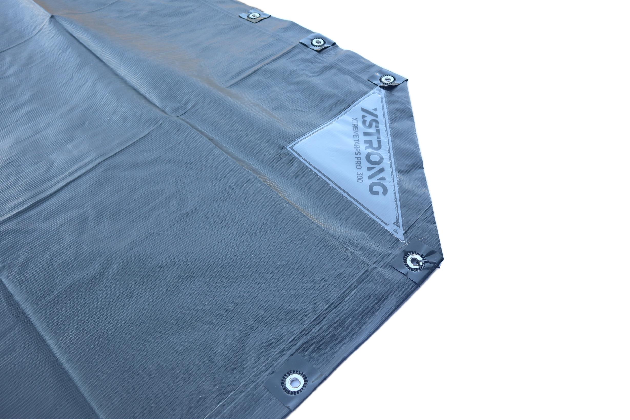 Xstrong Pro 300 Aanhanger afdekzeil detail hoek zwart