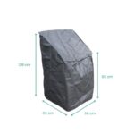 Afmetingen van de Xstrong hoes tuinstoelen 66×66×88×128 cm