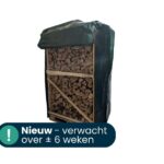 Xstrong haardhout pallet hoes voorzijde met rits