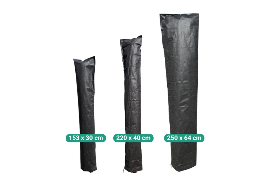 Parasolhoezen 3 afmetingen - Xstrong Premium Covers - Waterdicht - kleurvast - UV Bestendig